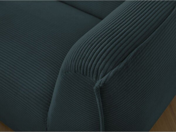 Ciemnoniebieska sztruksowa sofa 242 cm Giorgia – Bobochic Paris
