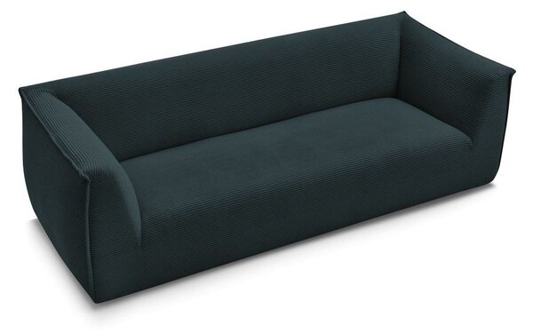 Ciemnoniebieska sztruksowa sofa 242 cm Giorgia – Bobochic Paris