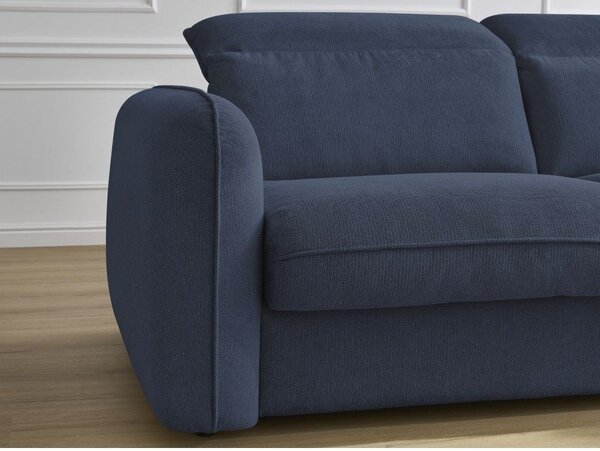 Ciemnoniebieska sofa 216 cm Achille – Bobochic Paris