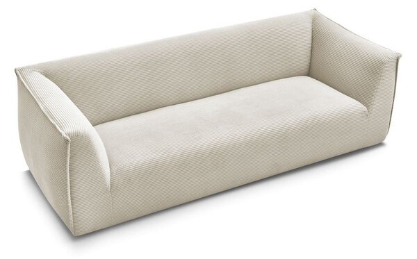 Beżowa sztruksowa sofa 242 cm Giorgia – Bobochic Paris