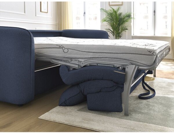 Ciemnoniebieska sofa 216 cm Achille – Bobochic Paris