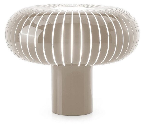 Lampa Stołowa Kartell, Teresa, ściemnialny, szary, salon, tworzywo sztuczne, design