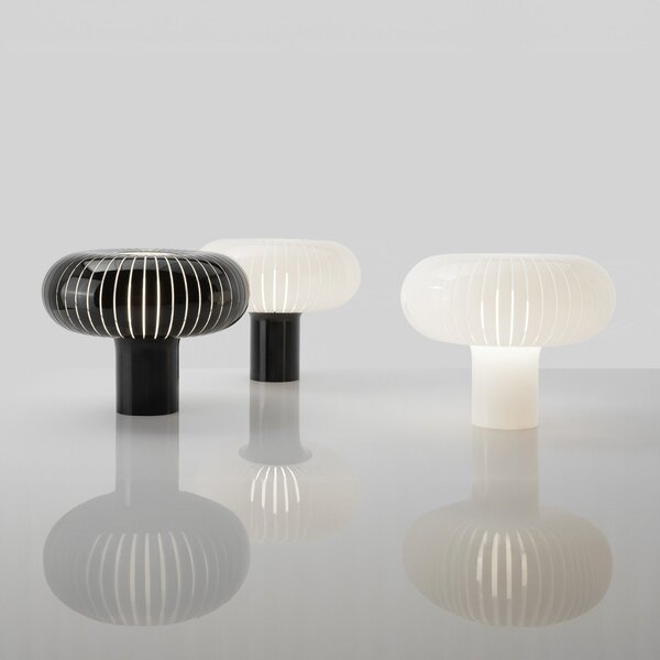Lampa Stołowa Kartell, Teresa, ściemnialny, biały, salon, tworzywo sztuczne, design