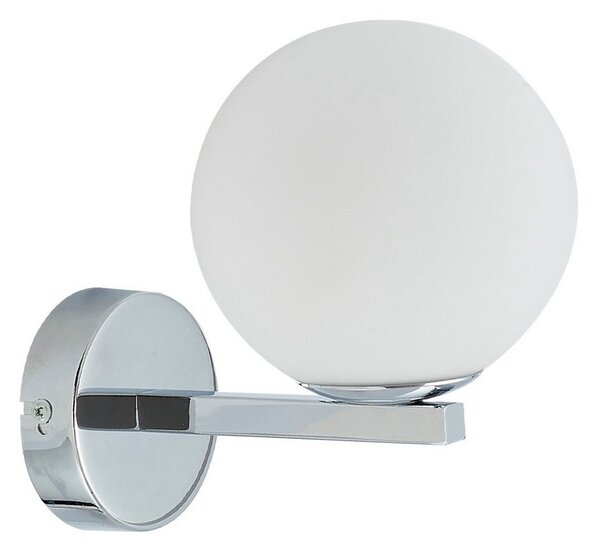 Lampa Ścienna Lucande, Bidolo, ściemnialny, metaliczny, łazienka, szkło