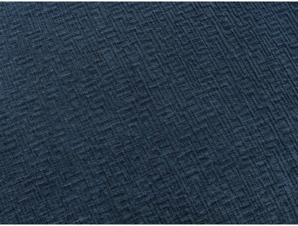 Ciemnoniebieska rozkładana sofa do spania z tkaniny szenilowej 220 cm Hugo – Bobochic Paris