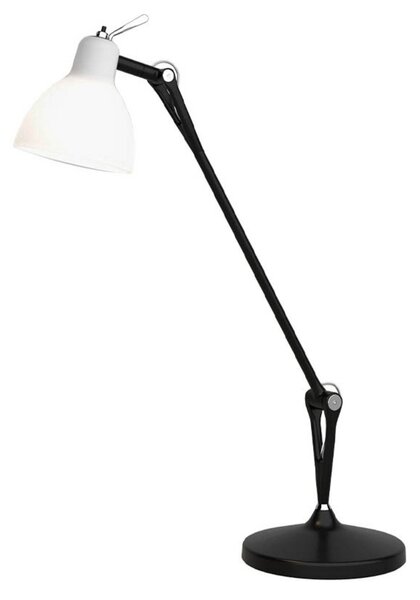 Lampa Stołowa Rotaliana, czarny, gabinet | pracownia, metal