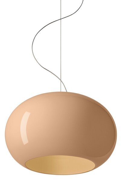 Lampa Wisząca Foscarini, Buds 2, beżowy, salon, szkło, design