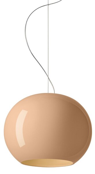 Lampa Wisząca Foscarini, Buds 3, ściemnialny, beżowy, salon, szkło, design