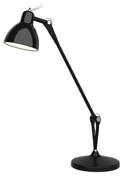 Lampa Stołowa Rotaliana, czarny, salon, metal