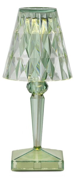 Zewnętrzna Lampa Kartell, Battery, zielony, balkon, tworzywo sztuczne, design