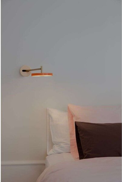 Lampa Ścienna UMAGE, Asteria, ściemnialny, pomarańczowy, salon, metal, design