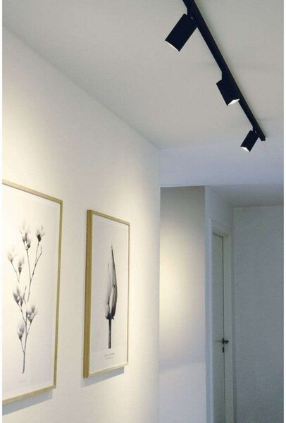 Lampa Sufitowa ANTIDARK, czarny, salon, aluminium