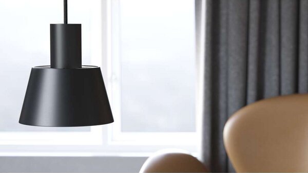 Lampa Wisząca ANTIDARK, czarny, salon, aluminium