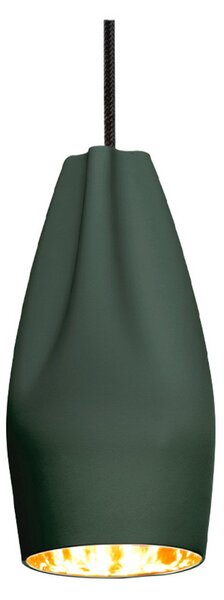 Pleat Box 13 Lampa Wisząca E27 Ciemny Zielony/Złoty