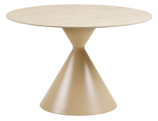 Okrągły stół z ceramicznym blatem ø 120 cm Annecy – House Nordic