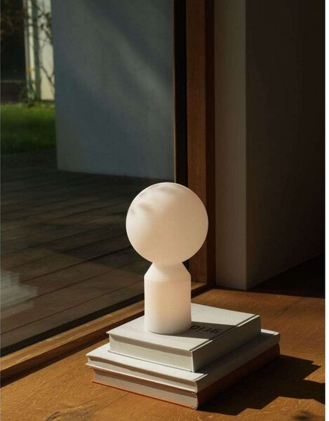 Lampa Stołowa Normann Copenhagen, ściemnialny, biały, salon, tworzywo sztuczne