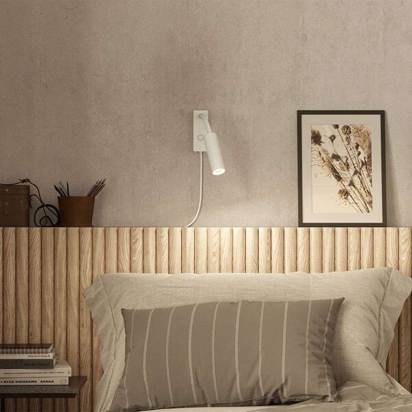 Pipeline Flex Lampa Ścienna Matt White - Herstal