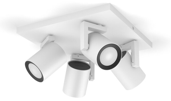 Lampa Sufitowa Philips Hue, Argenta, ściemnialny, biały, salon, metal, nowoczesny