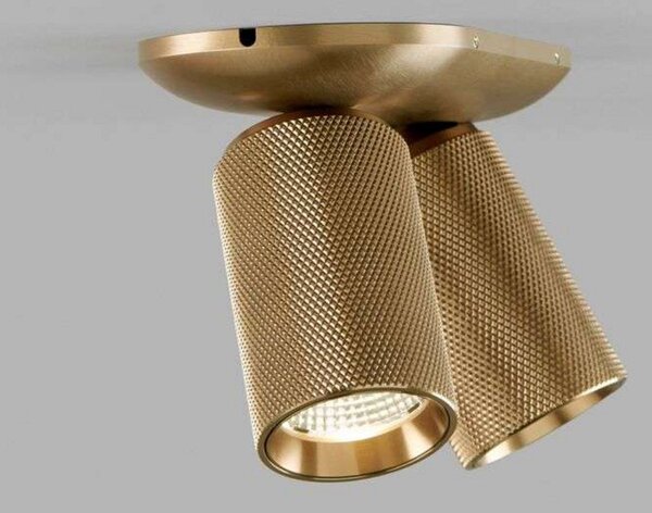 Lampa Sufitowa LIGHT-POINT, złoty | mosiężny, salon, aluminium