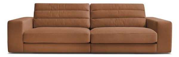 Pomarańczowa aksamitna sofa 276 cm Sierra – Bobochic Paris