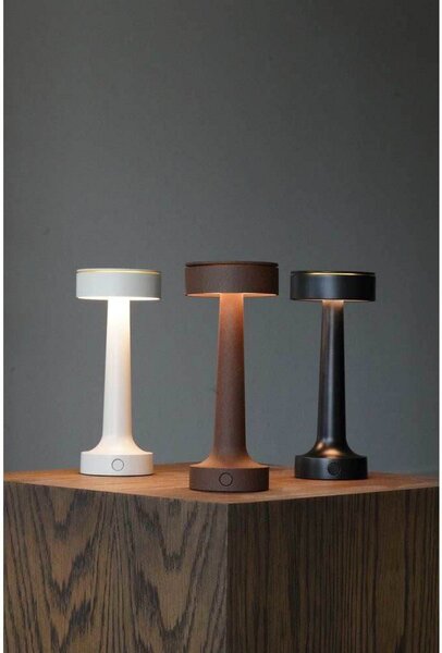 Lampa Stołowa ANTIDARK, brąz rdzawy, sypialnia, aluminium