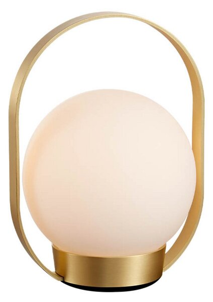 Lampa Stołowa ANTIDARK, złoty | mosiężny, sypialnia, aluminium