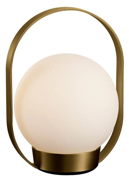 Lampa Stołowa ANTIDARK, brąz rdzawy, sypialnia, aluminium