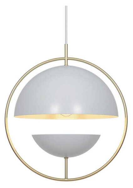 Lampa Wisząca Nordlux, Tavia, ściemnialny, biały, salon, metal, skandynawski