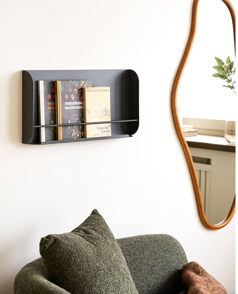 Ciemnoszara metalowa półka 60 cm Volterra – House Nordic