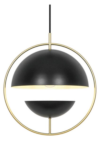 Lampa Wisząca Nordlux, Tavia, ściemnialny, czarny, salon, metal, skandynawski