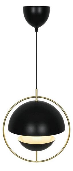 Lampa Wisząca Nordlux, Tavia, ściemnialny, czarny, salon, metal, skandynawski