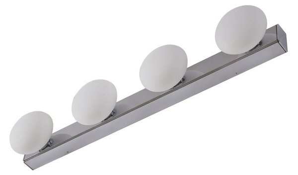 Lampa Ścienna Lucande, Myrra, metaliczny, łazienka, aluminium, nowoczesny