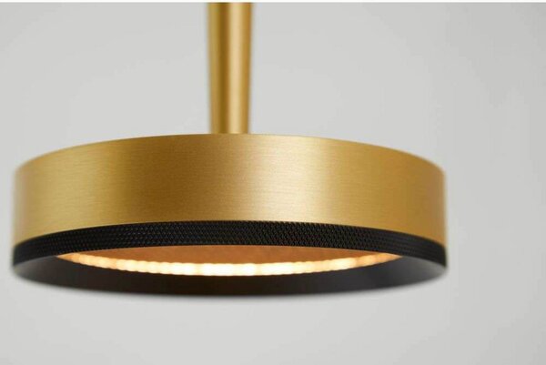 Lampa Wisząca LOOM DESIGN, Nyx P1, ściemnialny, złoty | mosiężny, salon, aluminium, nowoczesny