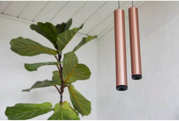 Lampa Wisząca LOOM DESIGN, antyczny mosiądz, salon, aluminium
