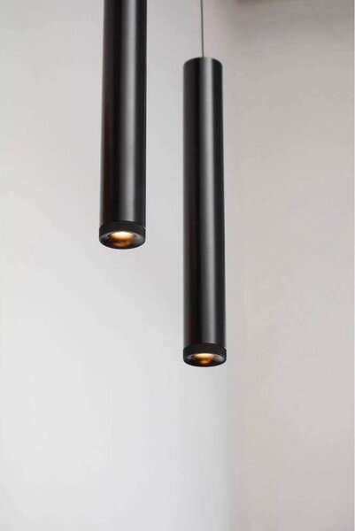 Lampa Wisząca LOOM DESIGN, czarny, salon, aluminium