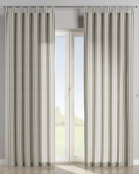 Zasłona na szelkach 1 szt. kolor granatowy tkanina wzorzysta