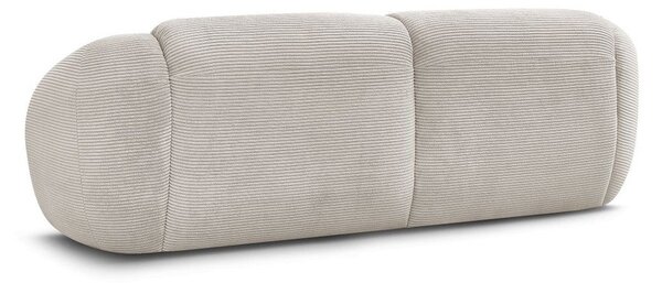 Beżowa sztruksowa sofa 250 cm Tina – Bobochic Paris