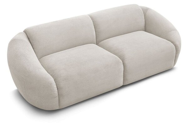 Beżowa sztruksowa sofa 250 cm Tina – Bobochic Paris