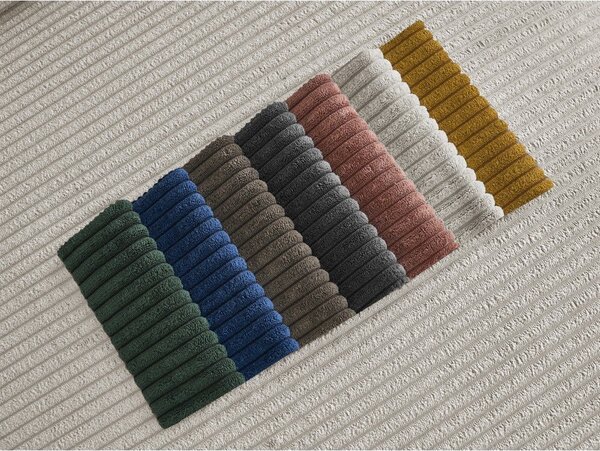 Beżowa sztruksowa sofa 250 cm Tina – Bobochic Paris