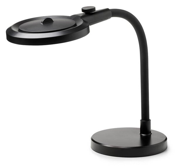 Lampa Stołowa Halo Design, czarny, gabinet | pracownia, metal