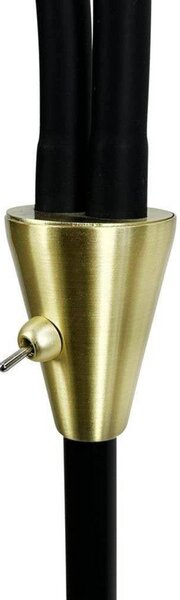 Lilje Lampa Podłogowa Czarny/Mosiądz - Dyberg Larsen