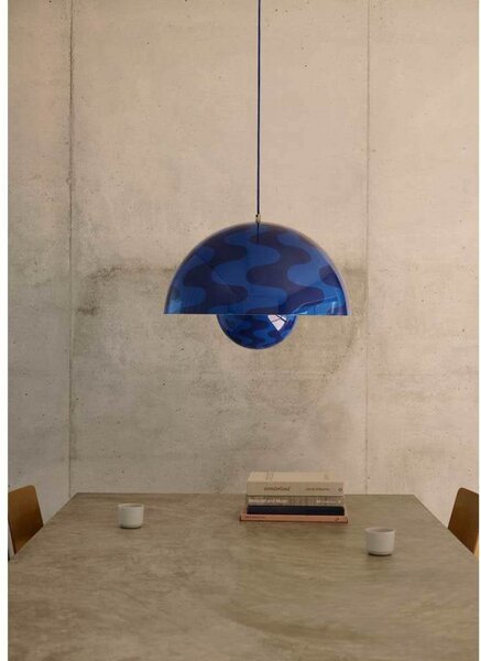 Lampa Wisząca &Tradition, ściemnialny, niebieski, salon, metal, design