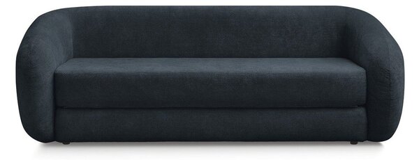 Ciemnoniebieska rozkładana sofa z tkaniny szenilowej 228 cm Neyo – Bobochic Paris