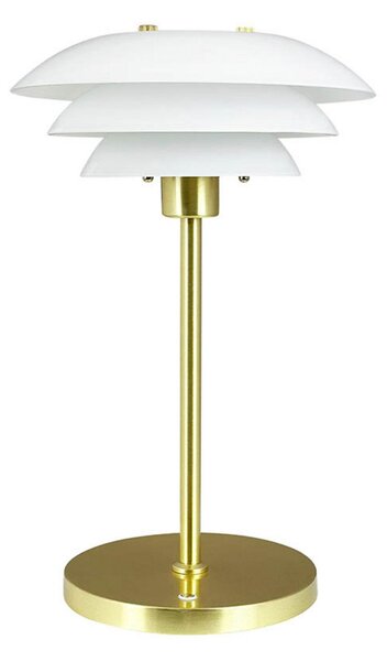 Lampa Stołowa Dyberg Larsen, DL20, ściemnialny, złoty | mosiężny, sypialnia, metal, design