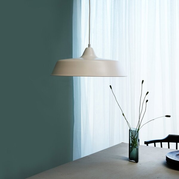 Lampa Wisząca Dyberg Larsen, Raw, ściemnialny, biały, salon, metal, skandynawski