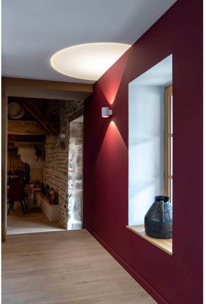 Lampa Ścienna SLV, biały, salon, aluminium
