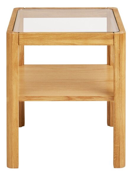 Stolik ze szklanym blatem 40x40 cm Lourmarin – House Nordic
