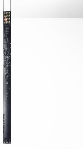 Lampa Wisząca Ingo Maurer, One New Flame, ściemnialny, czarny, salon, metal, design
