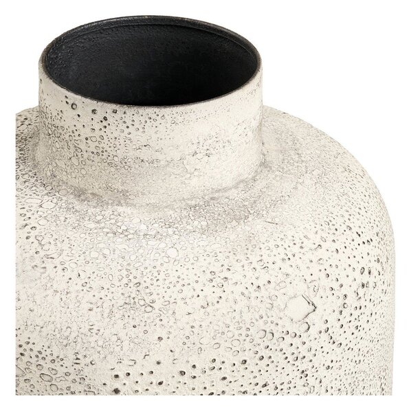 Kremowy metalowy wysoki wazon (wysokość 78,5 cm) Hou – House Nordic