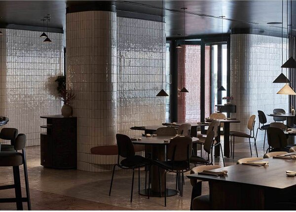 Lampa Wisząca MATER, brąz rdzawy, salon, tworzywo sztuczne